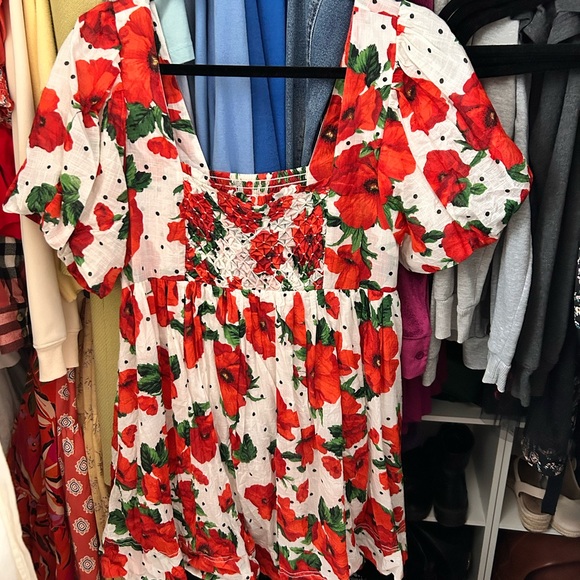 anthropologie maeve red dress Buy Anthropologie Red Maeve Long-Sleeve Twofer Cardigan Midi Dress from Next USA